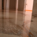 Pavimento in resina con effetto marmo