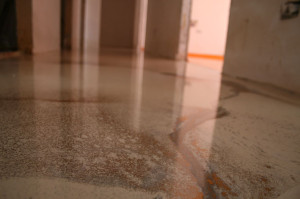 Pavimento in resina con effetto marmo